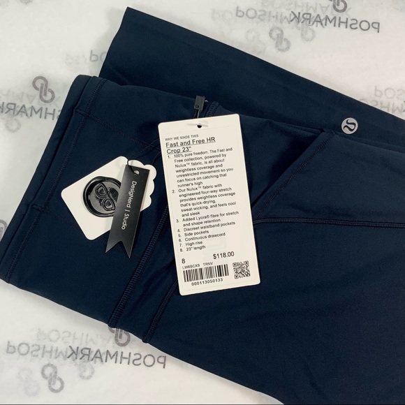 lululemon athletica Pants - LULULEMON FAST AND FREE HIGH-RISE CROP 23” LW6BCXS
